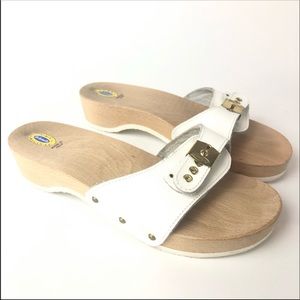 Dr. Scholl’s Classic Wooden Sandals Made in Italy